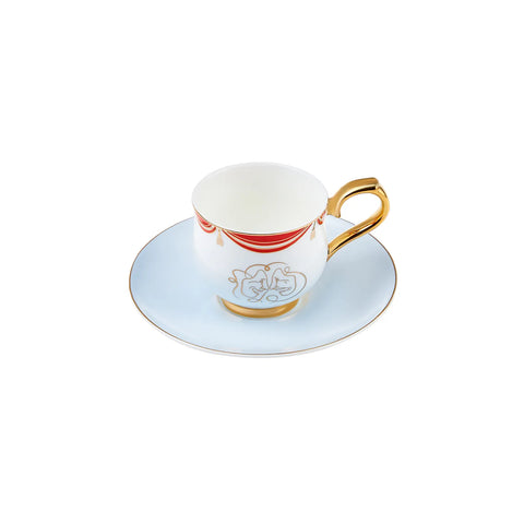 Karaca Unicef Betul Mardin Haldun Dormen Kaffeetassen-Set für 2 Personen 90 ml