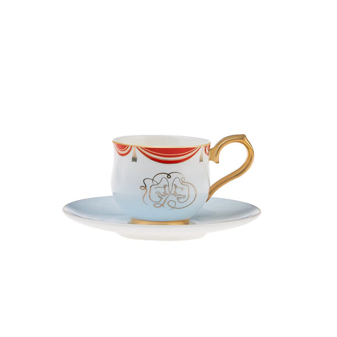 Karaca Unicef Betul Mardin Haldun Dormen Kaffeetassen-Set für 2 Personen 90 ml