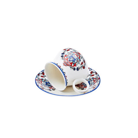 Karaca Hattat Kaffeetassen-Set für 6 Personen 90 ml