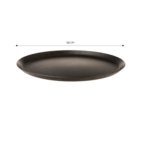 Karaca  Love of Kitchen Biogranit Pizza Pfanne 32 cm Schwarz