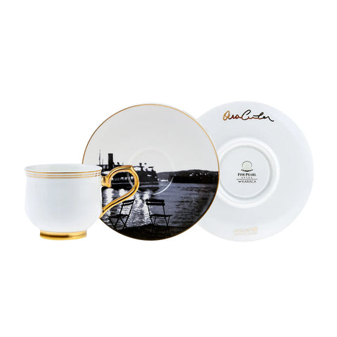 Karaca Unicef Ara Güler Kaffeetassen-Set für 2 Personen 90 ml