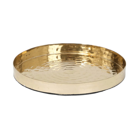 Karaca Home Moroccan Deko-Tablett Gold 26 x 26 x 3 cm
