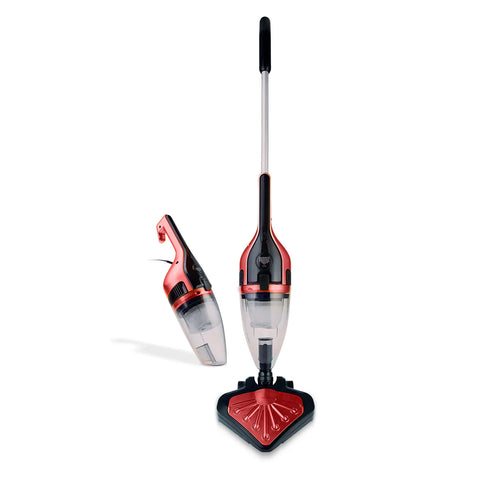 Karaca Vantuz Flexi 2in1 Rot Vertikaler Handstaubsauger