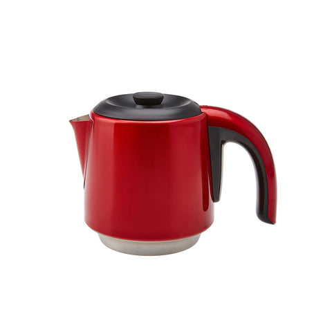 Karaca Daystar 2 in 1 Teekocher mit Stahl Teekanne Rotgold
