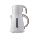 Karaca Daystar 2 in 1 Teekocher Latte mit Stahl Teekanne