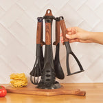Karaca Woody Soft 7-teiliges Servier-Set