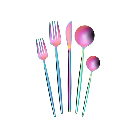 Karaca Orion Rainbow 30-teiliges Besteckset für 6 Personen