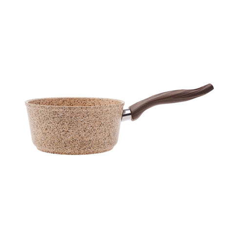 Karaca Wood Silber Granit Milchtopf 18 cm