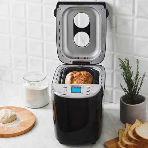 Karaca BakeXL Kneten, Marmelade, Joghurt, Brot Maker Inox, 1500 g, 45 verschiedene Rezepte mit Booklet