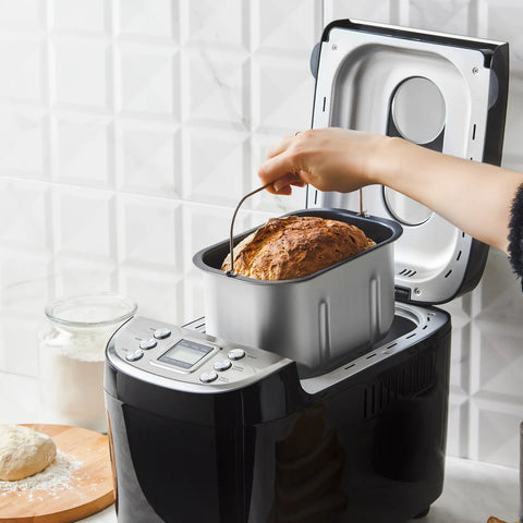 Karaca BakeXL Kneten, Marmelade, Joghurt, Brot Maker Inox, 1500 g, 45 verschiedene Rezepte mit Booklet