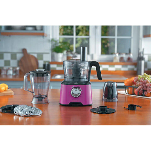 Karaca Mastermaid Power Multifunktionsset 10 in 1 Lebensmittelzubereitung 2000W  Fuchsia