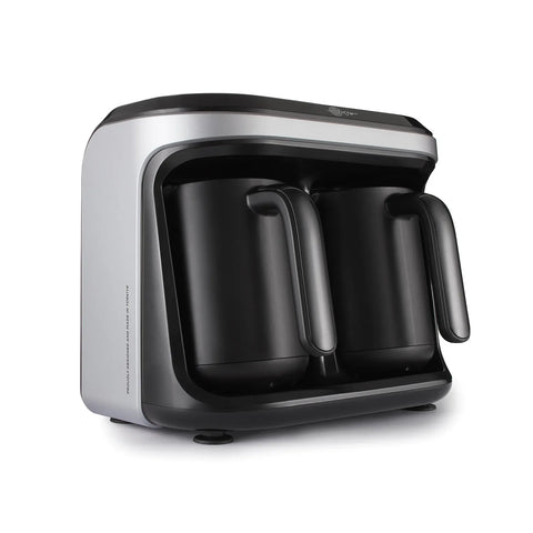 Karaca Hatir Hüps Duet Türkische Kaffeemaschine, Grau, 1400W
