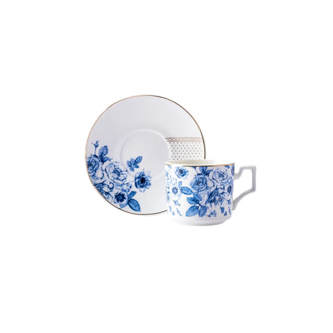 Karaca Magnolia Kaffeetassen-Set für 6 Personen 100 ml
