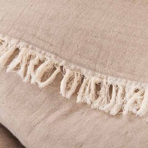 Karaca Home Natural Line Baumwoll-Doppelpique in Venedig-Beige