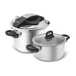 Karaca Perfect White Schnellkochtopf Set 4+6 Lt