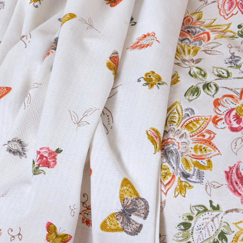 Karaca Home Lorena Rosa 100% Baumwolle Doppel Pique Bettbezug Set