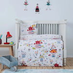 Karaca Home Pilz 100% Baumwolle Baby Bettbezug Set