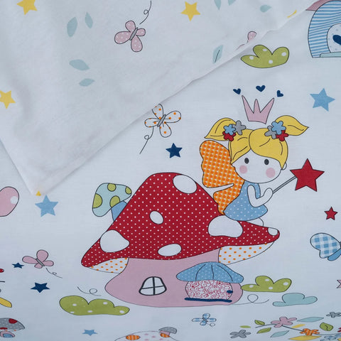 Karaca Home Pilz 100% Baumwolle Baby Bettbezug Set