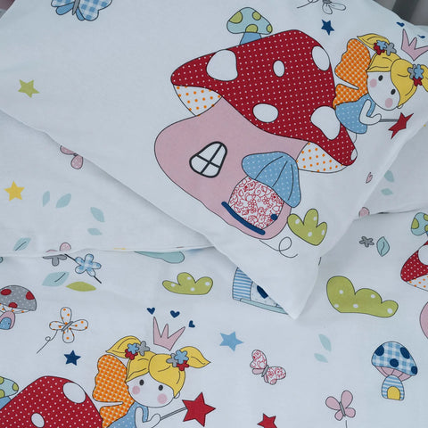Karaca Home Pilz 100% Baumwolle Baby Bettbezug Set
