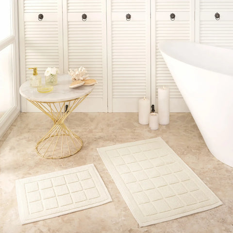 Karaca Home Kelly Quatre Mattenset in Cremefarbe