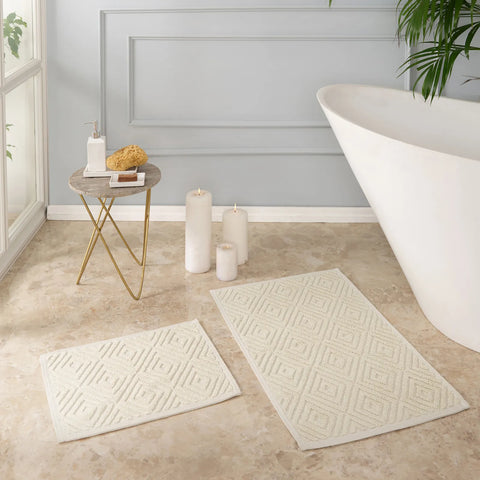 Karaca Home Kelly Esta Mattenset in Creme