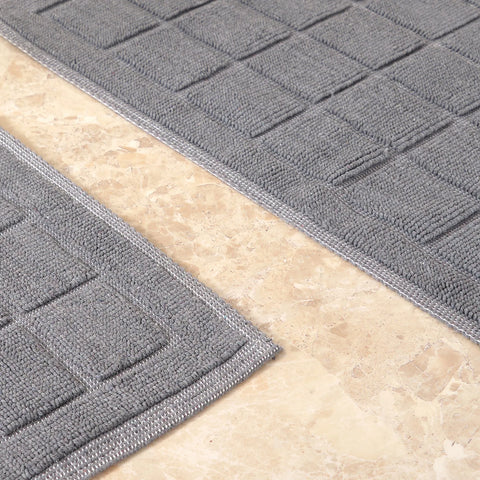 Karaca Home Kelly Quatre Mattenset in Grau