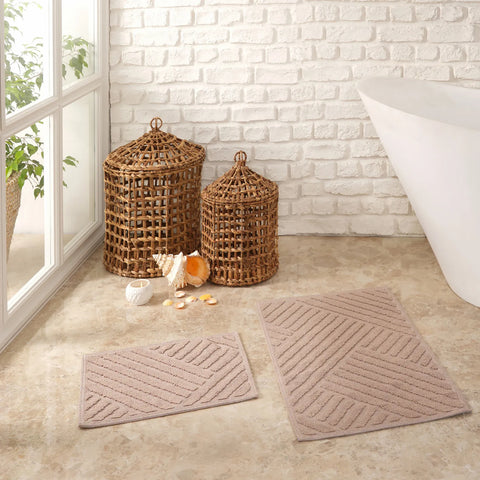 Karaca Home Kelly Line Mattenset in Beige