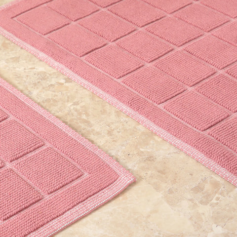 Karaca Home Kelly Quatre Mattenset in Violett-