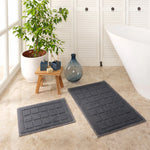 Karaca Home Kelly Quatre Mattenset in Anthrazit