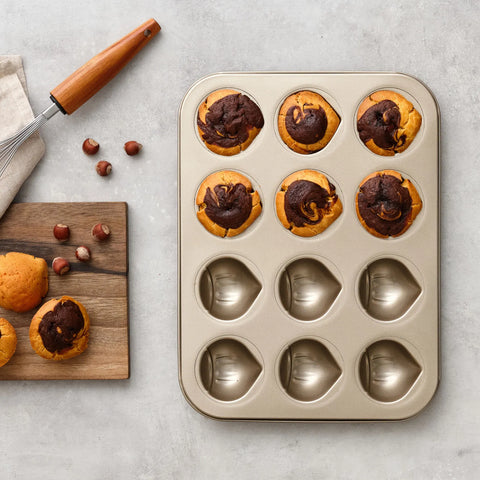Karaca Fındık Muffinblech mit 12 Formen