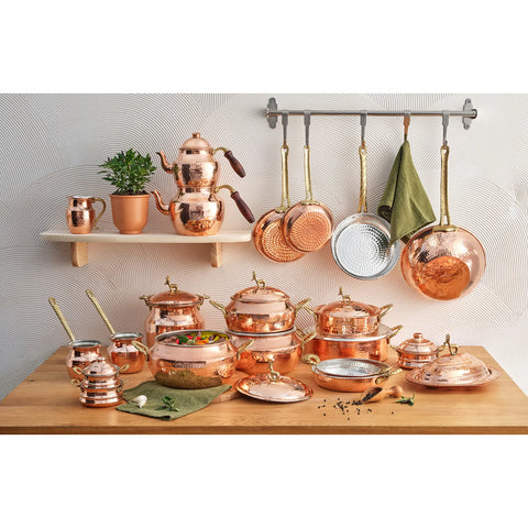 Karaca Alacahoyuk Kupfer Wok Pfanne 24 cm