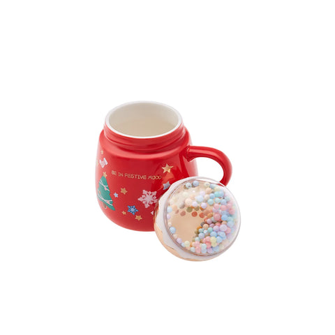 Karaca New Year Bubble Roter Becher 430  ml