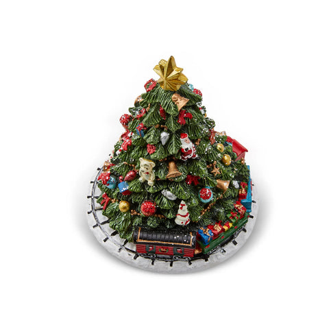 Karaca Home Dekorative Weihnachtsbaum-Spieluhr, 15 cm