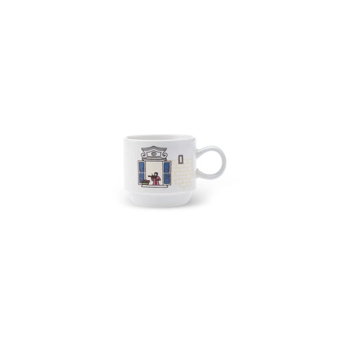 Karaca Melody 4 teiliges Tassen-Set mit Ständer