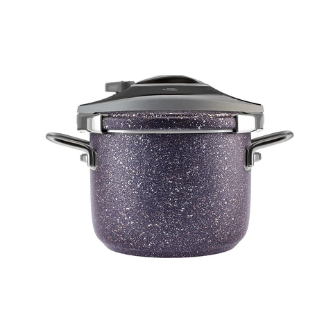 Karaca Biogranit Steel Plus Schnellkochtopf Violett 6 Lt