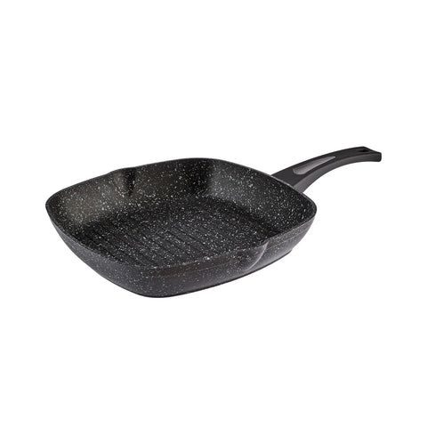 Karaca Defne Bio Granit Wok-Grill Set Schwarz