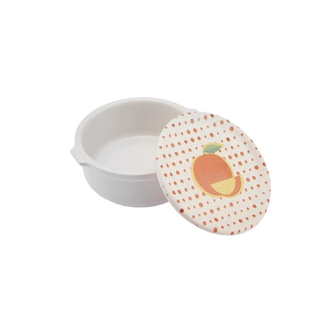Karaca Polka Dot Orange gedeckte Frühstücksschüssel