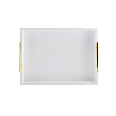 Karaca Pure White Rechteckiges Tablett 42 cm