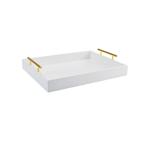 Karaca Pure White Rechteckiges Tablett 42 cm