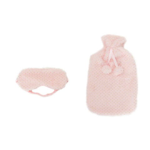 Karaca Home Dream Heißwasser-Beutel Und Schlafbrillen-Set Rosa