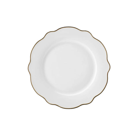 Karaca Daisy Gold Wellenform 24 Teile für 6 Personen Porzellangeschirr