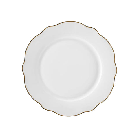 Karaca Daisy Gold Wellenform 24 Teile für 6 Personen Porzellangeschirr