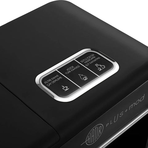 Karaca Hatır Plus Mod 5 in 1 Essential Kaffeemaschine Schwarz Chrom, 1385W