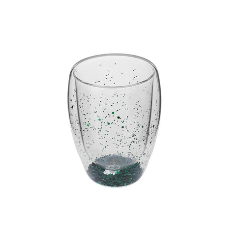 Karaca Pia Grün Glitter Wasserglas 350 ml