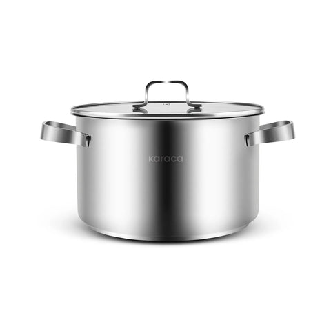 Karaca PowerSteel 316+ Noa Stahl 8-teiliges Kochgeschirrset