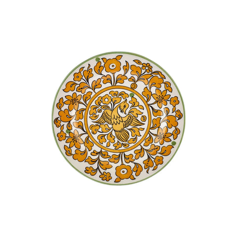 Karaca Paye Selcuklu Serie Gelb Brotteller 16 cm