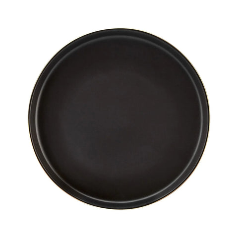 Karaca Elara Mattschwarzes 57-teilig New Generation Bone Geschirr-Set für 12 Personen