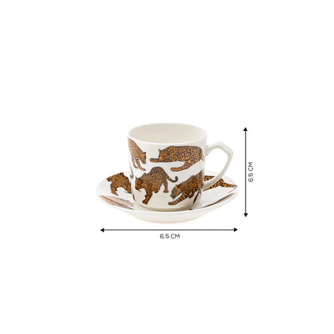 Karaca Madonna 4er Set Kaffeetassen 80 ml