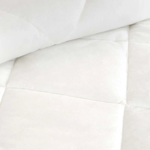 Ekosoft waschbare Decke Weiß 1 Person 155 x 215 (Rolle)