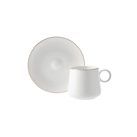 Karaca Ball Platinum Teetasse für 2 Personen 220 ml 